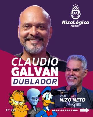 Claudio Galvan Instagram - Atenção, pode parecer que esse episódio foi dublado… rs.
Hoje, @netonizo recebe no Nizológico mais uma lenda da dublagem, @claudiogalvan . Conhecido por dar voz a personagens inesquecíveis como Pato Donald, Garfield, Ursinho Pooh, Wall-E, Megamente e muitos outros. Nizo e Galvan abordam os desafios de trazer vida a personagens icônicos, experiências pessoais e como seus personagens influenciaram sua carreira e a cultura pop.

Novamente, foi um encontro de gigantes e uma aula sobre dublagem, repleta de humor e nostalgia. Perfeito para fãs de animações, filmes e todos que admiram a arte da dublagem.

Detalhe importante: hoje você vai aprender a imitar o Pato Donald; teve até tutorial.

Pegue a pipoca e aperte o play, afinal, aqui a gente cria o bicho solto.

#Nizológico #nizoneto #Claudiogalvan #dublagem #dublagembrasil #patodonald #dubladores