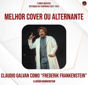 Claudio Galvan Instagram - 🧟‍♂️🧠 O JOVEM FRANKENSTEIN 

Muito obrigado, @esobremusicais pelo carinho com meu trabalho! 🙏🏻

Foi uma alegria fazer parte deste projeto tão especial, que foi o @ojovemfrankenstein! 

Obrigado @moellerbotelho e @aventurateatros! 🙏🏻❤️🎭