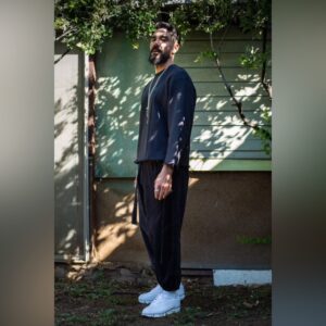 Clayton Cardenas Instagram - custom clothes by @valenciacollective shot by @2headedxtim groomed by @barbarapferrer