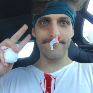 Clayton James Clyne-Brisson Instagram - It's a good day to get beat up