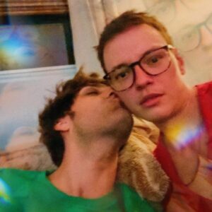 Clayton James Clyne-Brisson Instagram - It’s a big day,  the premiere for James’ film “Three Kings” is tonight and I’m very excited! Which meant we all got together the night before to cuddle and I love these boys.