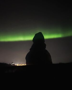 Clémence Poésy Instagram - Mathilda’ s all wrapped… “dirt blood tears” and northern lights… What a beautiful ride ! What a wonderful wonderful crew and cast! Takk for this “King and Conqueror” journey! 
Iceland- your people , your light, your colors , your POOLS have my heart…🏊🩵 (pic#4 by @emily_beecham 🙏)