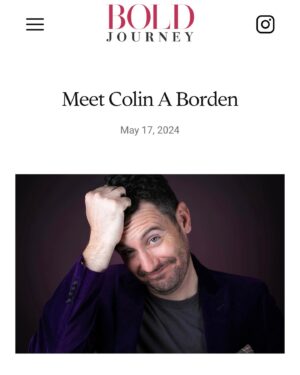 Colin A. Borden Instagram - Hey! I did one of those funny interviews where they just email me questions and I type like we’re having a conversation. I typed a lot about The Get Up! Show and nothing about Dhar Mann. Enjoy by checking my profile if you have a moment! ♥️