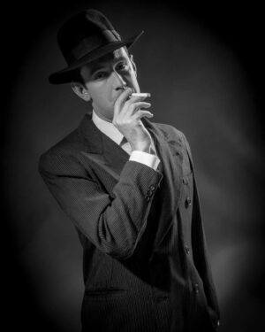 Colin A. Borden Instagram - #tbt to The Big Sleep of Phillip Marlowe.

The great detective dies and his brain is miraculously put into the body of a cowardly accountant. I played two opposing characters in one body, great fun!