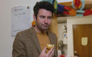 Colin A. Borden Instagram - Howard. 

I liked playing Howard because every move he made was to help or make someone happy or comfortable, but he’s such a doofus that it often had the opposite effect. A selfless moron. Good stuff. 
..
#goodwerks #goodworks #youtube #comedy #series #actor #funny #webseries