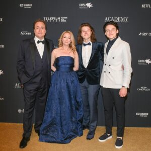 Colton Gobbo Instagram - @sonofacritchtv took home the CSA for audience choice last night! Ben put it best, this award is so special because it was from the people at home. a huge thank you to everyone who’s supported and voted. and especially to my mom, who texted the family group chat every day with a reminder (or a threat) to vote.
it was a blast! ♥️