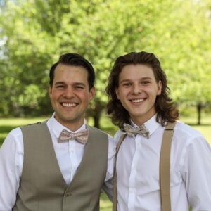 Colton Gobbo Instagram - You ever have a wedding so good that it requires a second round? @shelbygobbo and @spenyrandybrown know the feeling.
A highlight of 2021 (September): seeing these two finally have a chance to tie the knot in the company of their friends, family, and favourite sibling (hello, that’s me).
A celebration of love, life, and an open bar. I love you both so much! Looking forward to round 3. ♥️
#GobboBrown2ElectricBoogaloo