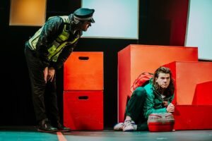 Colton Gobbo Instagram - The Curious Incident of the Dog in the Night-Time.

what an absolute blessing this show has been. and what a joy to work with my friends, new and old! i’m so friggin’ lucky. 🐶
we have 4 shows left. get your tickets! xo

Directed by Jeannette Lambermont-Morey (@lambermorey).
Set and Lighting by Nick Blais (@nblaisdesign).
Costumes by Laura Delchiaro.
Sound Design by Michel Laforge (@michellaforge).
SM’d by Morgan Cook (@morgmcook).
Photos by Juan Echavarria (@juanlacentral).
@yestheatresudbury @sudburytheatre