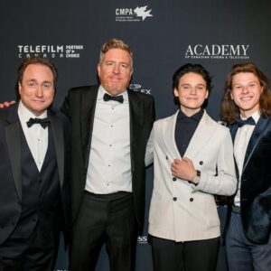 Colton Gobbo Instagram - @sonofacritchtv took home the CSA for audience choice last night! Ben put it best, this award is so special because it was from the people at home. a huge thank you to everyone who’s supported and voted. and especially to my mom, who texted the family group chat every day with a reminder (or a threat) to vote.
it was a blast! ♥️