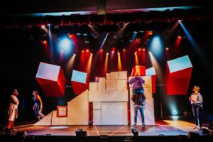 Colton Gobbo Instagram - The Curious Incident of the Dog in the Night-Time.

what an absolute blessing this show has been. and what a joy to work with my friends, new and old! i’m so friggin’ lucky. 🐶
we have 4 shows left. get your tickets! xo

Directed by Jeannette Lambermont-Morey (@lambermorey).
Set and Lighting by Nick Blais (@nblaisdesign).
Costumes by Laura Delchiaro.
Sound Design by Michel Laforge (@michellaforge).
SM’d by Morgan Cook (@morgmcook).
Photos by Juan Echavarria (@juanlacentral).
@yestheatresudbury @sudburytheatre