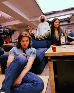 Colton Gobbo Instagram - bts in honour of @gngbts hitting #1 in 40  countries! i’d give an exact number, but i can’t count that high. SO much love to all of these people. 🧡🍑
#NorahandJordan4ever