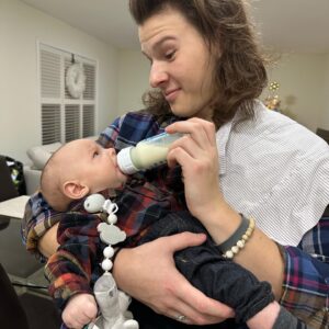 Colton Gobbo Instagram - the highlight of 2022! 💙
@shelbygobbo and @spenyrandybrown brought this handsome fella into the world 8 weeks ago. it’s hard to believe he’s already saying things like “I wanna be an actor!” and “You’re my favourite uncle!”. he’s very advanced.
#Stratton #StratManFighterOfTheNightMan