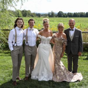 Colton Gobbo Instagram - You ever have a wedding so good that it requires a second round? @shelbygobbo and @spenyrandybrown know the feeling.
A highlight of 2021 (September): seeing these two finally have a chance to tie the knot in the company of their friends, family, and favourite sibling (hello, that’s me).
A celebration of love, life, and an open bar. I love you both so much! Looking forward to round 3. ♥️
#GobboBrown2ElectricBoogaloo