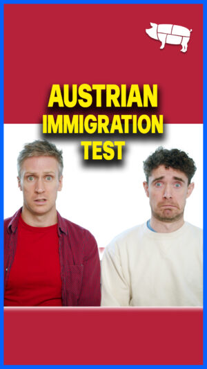 Conor McKenna Instagram - Getting Past Austrian Immigration -- Our new live show 'Skittish' is now showing at the Edinburgh Fringe Festival