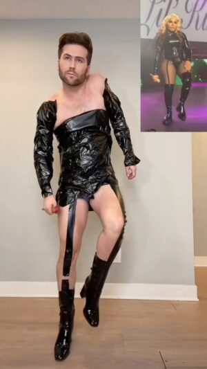 Corey O'Brien Instagram - twinning 🤞🏼 @lilkimthequeenbee 
——
#reels #dance #lilkim #comedy