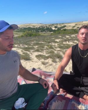 Cory Lee Instagram - @brandon_christopher  and I Tried #Bufo for the first time yesterday. It’s medicine from a 🐸 @adamcsherman and @zacrux hold a beautiful ceremony and guide you through the healing process in a magical way. Who’s coming with us next time? 😍

#bufo #ceremony #frogpoison #desertshaman