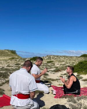 Cory Lee Instagram - @brandon_christopher  and I Tried #Bufo for the first time yesterday. It’s medicine from a 🐸 @adamcsherman and @zacrux hold a beautiful ceremony and guide you through the healing process in a magical way. Who’s coming with us next time? 😍

#bufo #ceremony #frogpoison #desertshaman