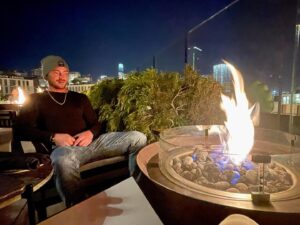 Cory Lee Instagram - Rooftop dinner date at the San Francisco Proper 🥰😍 #sanfrancisco #gay #sanfranciscoproper