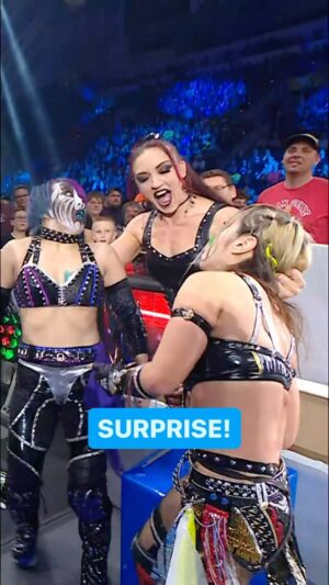 Courtney Stewart Instagram - @isla_dawn and @wwe_alba were definitely not on #DamageCTRL’s Christmas List! 🎄 #SmackDown