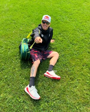 Craig McMorris Instagram - @lululemon x @teamcanada Olympic gear is great for tennis or sitting beside tennis courts and pointing. Can't wait to see the athletes wearing it on the podiums in Paris! 
📸 @mackerjones