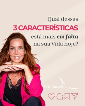 Cris Carvalho Instagram - Quer se tornar uma pessoa VENCEDORA? 👇🏻

Você precisa adequar essas características à sua Vida! 💪🏻

São características em comum de pessoas que geralmente conseguem alcançar os seus objetivos! 😉

👉🏻 Deixei uma perguntinha lá no final… Me conta nos comentários???
.
.
.
.
.
#mentevencedora #mentedesucesso #mentalidadedesucesso #mentepositiva #eufacoacontecer