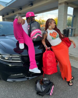 Curlyhead Monty Instagram - 😍🥰 We gO tG ReAL BAd Bags 😂 @sprayground