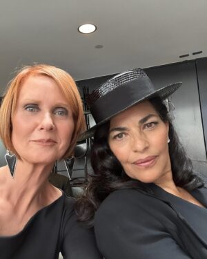 Cynthia Nixon Instagram - In NYC, black is always the color of choice