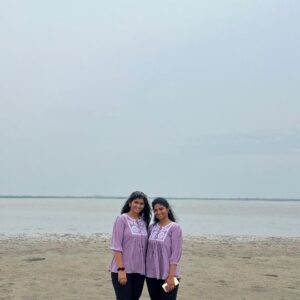 Cynthia Vinolin Instagram - Me and my Akka - wanted to go for a long drive 
😍❣️
The city we wanted to explore wass...
Pondicherry ...🤩
....
Visiting Pondicherry = many opinions from all...😅
But
We went for a drive, chilled at the beach, Experienced having good food, and listened to crazy songs...🥹🥰

Avalavu than sir, Life Is Simple 🤩🤩

Travelling is a therapy that too with your favorite person ❣️
Not all places have to be experienced 
the same way people do...!!! 
❤️✨❤️
A day to cherish ✨🤩
P.S: This is a good Song than overaa research panna vendam 😅😅😅

#cynthiavinolin #love #peace #happiness #chennai #pondicherry #tamilnadu
