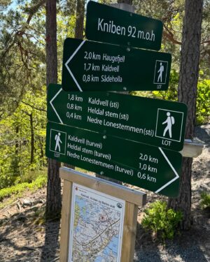 Dag Otto Lauritzen Instagram - Flott tur til #Kniben innerst i Kaldvilfjorden. Fine stier, nydelig utsikt og følelsen av  Sørlandssommer. #hverdagstrim @ellenlaur