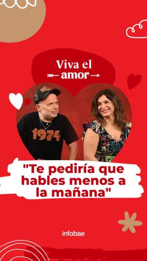 Dalia Gutmann Instagram - #VIVAELAMOR CON DALIA GUTMANN Y SEBASTIÁN WAINRAICH: “TE PEDIRÍA QUE HABLES MENOS A LA MAÑANA”
La pareja confesó qué cambiaría de la personalidad del otro y cuál es el tema que está prohibido hablar 🚫 Además, recordaron el mejor regalo que se hicieron 🎁 pero terminaron vendiendo.
📲 Mirá el episodio completo en @infobae -link en bio-