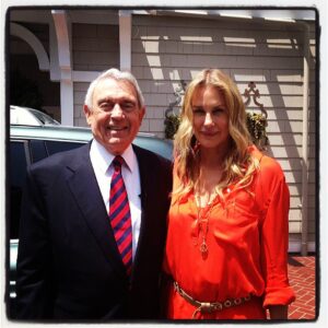 Dan Rather Instagram - Dan and the beautiful Daryl Hannah yesterday in Santa Monica. #DarylHannah #California #SantaMonica #Hollywood #Beach #Smile