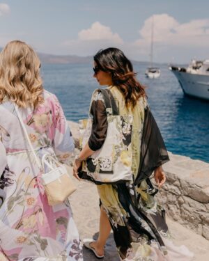 Danae Michalaki Instagram - A day trip to Hydra with @toniasotiropoulou , the perfect way to start off summer with @tedbaker 

#Ad #TedBaker #PostcardsFrom

📽️ @rollingscorpio @tasoka_kouki 
📷 @billoshnookums 
Sound @daphnefarazi
Mua @panagiotis.karakasis 
Hair @iliaskoutsaftikis