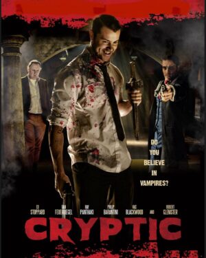 Daniel Feuerriegel Instagram - DO YOU BELIEVE IN VAMPIRES ?? 

‘CRYPTIC’ - A little indie film I shot w an insanely talented group of people is finally on @amazonprime Go check it out 🩸 LINK IS IN MY BIO 🩸

Starring @edstoppardactor @raypanthaki @sallyrachelkateleonard @vasblackwoodofficial @barantini @imnickaaron & Robert Glenister. Oh and me 😃

Written & Directed by @barturuspoli & @fredhuttonmills