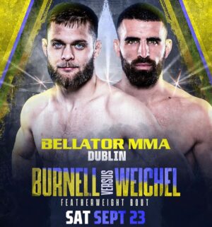 Daniel Weichel Instagram - Let’s do this ⚔️ @bellator.europe 
September 23. Dublin 🇮🇪