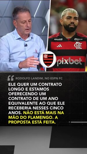 Daniela Boaventura Instagram - VAI RENOVAR? 🔴⚫💪 Rodolfo Landim, presidente do Flamengo, falou sobre situação de Gabigol e sobre possibilidade de renovação com o jogador.

Será que ele seguirá fazendo história com a camisa rubro-negra, fã de esporte?

#FutebolNaESPN #Futebol #Gabigol #Flamengo