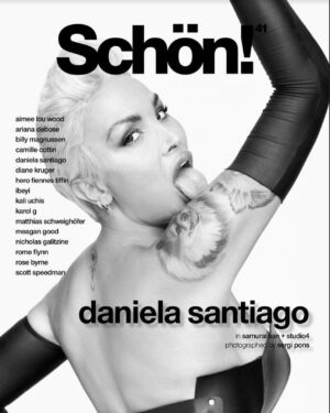 Daniela Santiago Instagram - Im so happy to be on the cover of one of my favorite magazines @schonmagazine . Thank you for having me and thanks to the most amazing team for working so hard to make this happen! ❤️ 

Photography: @sergiponsphoto 
 
Fashion: @albertomurtra 

Model :  Mua !❤️ @trendmodelsmgmt @alteregotalenthouse 

Hair : @dulcebelloso_beauty @dulcebelloso 
 
Makeup: @davidcarreiro1 using @morrocanoillt @chanel.beauty 

Nails @_borjj_ 
 
Videography @juanjosmart 

Retouch: @sergiponsphoto 
Photography assistant @carlavillaga.stylist @juliapiqueras @oscar_garciajunco_lopez 

@andres.sarda