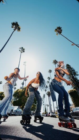 Danielle E. Hawkins Instagram - Fye yo a* up like I’m three dragons. 🐉🐉🐉 #ItsMe prod. by @djmalski 

Streaming on all platforms. 

Shot x @qewly <———
Full Wardrobe x @isaiahmlane (designed, sewn, and styled) 
Skaters: @itsmshawkins2u x @aaliyah913 
Hair x @kiaharperbraids