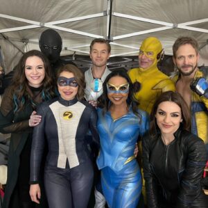 Danielle Panabaker Instagram - Today marks 10 (!) years since I was hired for @CWTheFlash. If I could rewind time and tell younger me that the show would run for so many years, that the characters would become so beloved, that I would make such great friends, or that I would get to direct 5 episodes of our show, I never would have believed it. A reminder that we never know what the future has in store for us and how it might change our lives.