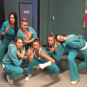 Daniielle Alexis Instagram - @wentworthonfoxtel WRAP 🥺💙 wow. I was extremely blessed to play DANA MALOUF Supporting cast on season 5 , of this worldwide phenomenon!!!! I binged the final season from my lounge room in LA and cried laughed screamed as usual. What a journey what an amazing blessing and gift to my life.  I owe so much of my success to this team and I’ll never forget the highest standard of actors in Aus in front of me everyday when I was set. This post is to pay true respects to incredible Australian television that is well and truly a season to be remembered for ever. thanks to Jo , Pino & Nathan  for believing in me and my sisters y’all forever inspire me ( viewable on Netflix worldwide Foxtel Australia )