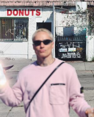Daniil Matseychuk Instagram - If something stands between you and your donut - move it .
Never be denied. 

Cheers for the 3d day of success I mean summer 😏🥂 

( it’s tonic with espresso shots in my cup) 
🫠 

#summer #2024 #love #you #all #danieljoyharper #quotes #photooftheday #blessed #peace