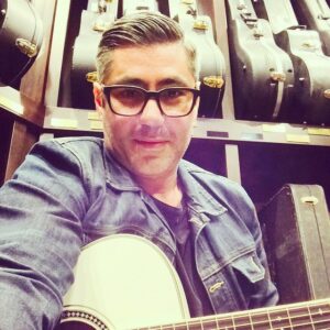Danny Nucci Instagram - In a vintage guitar vault..tryin em out at my leisure  #livinthedream