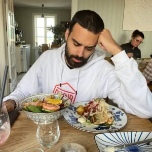 Dario Moccia Instagram - Foto di me col cibo