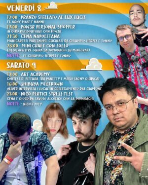Dario Moccia Instagram - Ecco a voi il programma della maratona. Talmente tanta gente che ho finito i tag.
Divertiamochi!