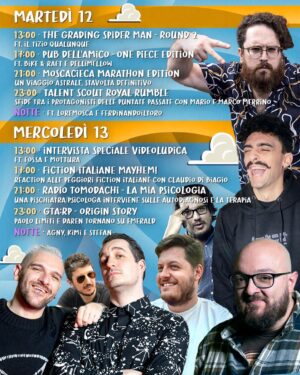 Dario Moccia Instagram - Ecco a voi il programma della maratona. Talmente tanta gente che ho finito i tag.
Divertiamochi!