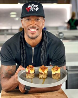 Darnell Ferguson Instagram - New food, new recipes! Nothing feels better than just focusing on the food! #comingsoon #eatgood #feelgood #lookgood #begood #cooking #recipe #itainteasybeingsuper #superchef #superchefgrudgematch #dinner #lunch