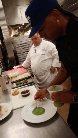 Darnell Ferguson Instagram - Just simply doing what I was born to do!  #superchef #itainteasybeingsuper #darnellferguson #cooking #steak #dinner #puffpastry #beefandbroccoli #hungry