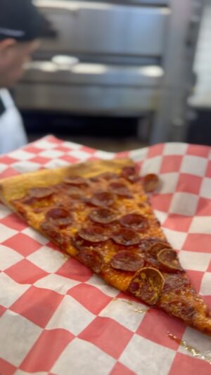 Darnell Ferguson Instagram - My favorite slice in #nyc …. I love it !! Obviously everyone like what they like but this slice is delicious #pizza #slice #superchef #superchefgrudgematch #itainteasybeingsuper #inthestreets #hungry #hangery #tasty