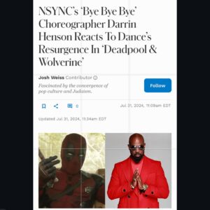Darrin Henson Instagram - Thank you @forbes and @joshuahweiss  for the interview . Everyone check stories and  click through . #deadpool #darrinhenson #nsync #byebyebye