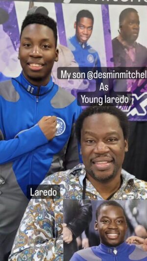 Daryl Mitchell Instagram - This is lit, my son as me, at the fanX in Salt Lake City utah