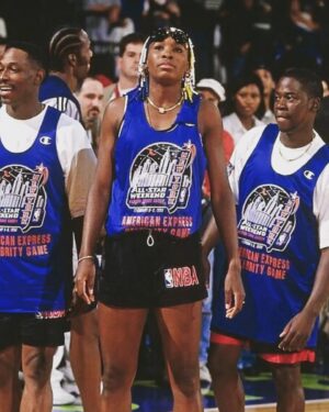 Daryl Mitchell Instagram - #tbt with the great @venuswilliams